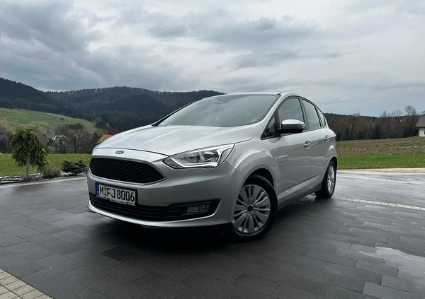 Ford C-MAX cena 44900 przebieg: 173801, rok produkcji 2018 z Skępe małe 704